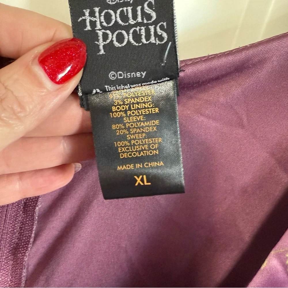 Her Universe Disney Hocus Pocus Sarah Peplum Lace-Up long sleeve top size XL - Picture 9 of 13